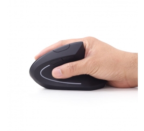 Gembird | MUSW-ERGO-01 | 2.4GHz Wireless Optical Mouse | Optical Mouse | USB | Black