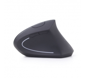 Gembird | MUSW-ERGO-01 | 2.4GHz Wireless Optical Mouse | Optical Mouse | USB | Black
