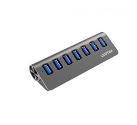 UNITEK Y-3187 Unitek Hub 7x USB 3.0. alu