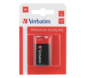 Verbatim 49924 Alkaline baterija 9V (Hangcard) (1 vnt pakuotėje)