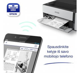 Epson | EcoTank M1170 | Inkjet | Mono | Inkjet Printer | Wi-Fi | White
