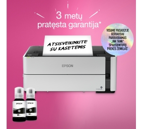 Epson | EcoTank M1170 | Inkjet | Mono | Inkjet Printer | Wi-Fi | White