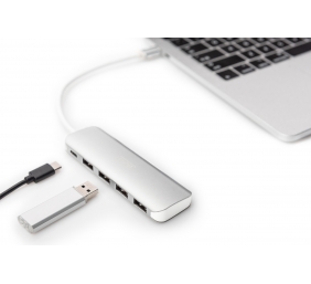 Digitus | Charging | USB Type-C 4 port hub (USB 3.0) + PD
