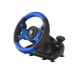 Genesis | Driving Wheel | Seaborg 350 | Blue/Black | Game racing wheel