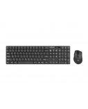 Natec | Keyboard and Mouse | Stringray 2in1 Bundle | Keyboard and Mouse Set | Wireless | Batteries included | US | Black | Wireless connection