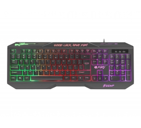 Fury HELLFIRE 2 Gaming keyboard RGB LED light RU Wired Black 1.45 m