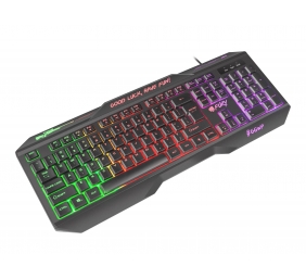 Fury HELLFIRE 2 Gaming keyboard RGB LED light RU Wired Black 1.45 m