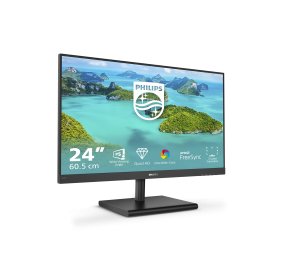 Philips | LCD monitor | 245E1S | 23.8 " | IPS | QHD | 16:9 | 75 Hz | 4 ms | 2560 x 1440 | 250 cd/m² | HDMI ports quantity 1 | Black