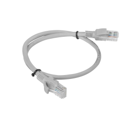 Lanberg Patchcord CAT.5E UTP 1M fluke passed 10-pack, Grey | PCU5-20CC-0100-S