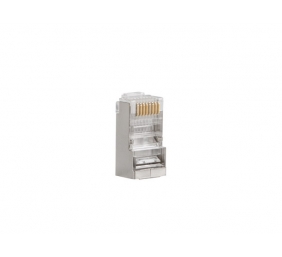 Lanberg | RJ45 CAT.6 FTP Plug 8P8C PASS Through Type, 100 pcs | PLS-6000EZ | Transparent
