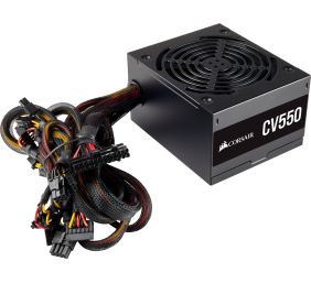 Corsair CV Series, CV550, 550 Watt, 80 PLUS Bronze, EU Version | Corsair | PSU | CV550 | 550 W