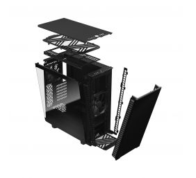 Fractal Design | Define 7 Compact | Black | ATX | Power supply included No | ATX