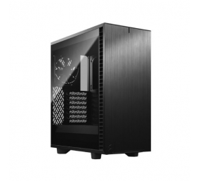 Fractal Design | Define 7 Compact Dark Tempered Glass | Side window | Black | ATX | Power supply included No | ATX