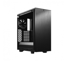 Fractal Design | Define 7 Compact Dark Tempered Glass | Side window | Black | ATX | Power supply included No | ATX