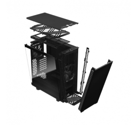 Fractal Design | Fractal Define 7 Compact Light Tempered Glass | Side window | Black | ATX | Power supply included No | ATX