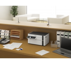 Epson | Multifunction compact printer | EcoTank M2120 | Inkjet | Mono | A4 | Wi-Fi | White