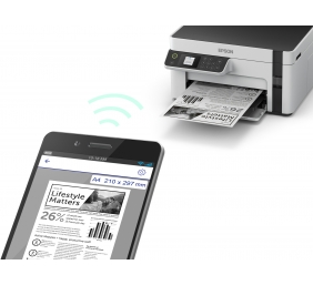 Epson | Multifunction compact printer | EcoTank M2120 | Inkjet | Mono | A4 | Wi-Fi | White