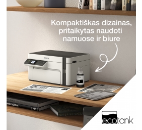 Epson | Multifunction compact printer | EcoTank M2120 | Inkjet | Mono | A4 | Wi-Fi | White