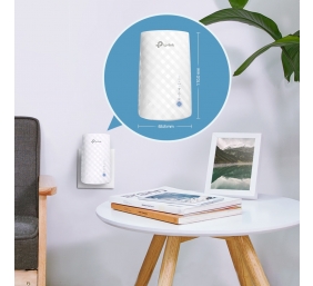 TP-LINK | Extender | RE190 | 802.11ac | 2.4GHz/5GHz | 300+433 Mbit/s | MU-MiMO No | no PoE | Antenna type 3 Omni-directional
