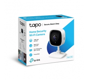 TP-LINK | Home Security Wi-Fi Camera | Tapo C100 | Cube | 3.3mm/F/2.0 | Privacy Mode, Sound and Light Alarm, Motion Detection and Notifications | H.264 | Micro SD, Max. 128 GB