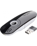 Targus | Laser Presentation Remote | Black, Grey | Plastic | * Clear & intuitive layout enables users to open and operate a presentation with ease. Laser pointer makes it easy to highlight presentation content while the back-lit buttons make it easy to pr