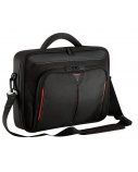 Targus | Clamshell Laptop Bag | CN418EU | Briefcase | Black/Red | 17-18 " | Shoulder strap