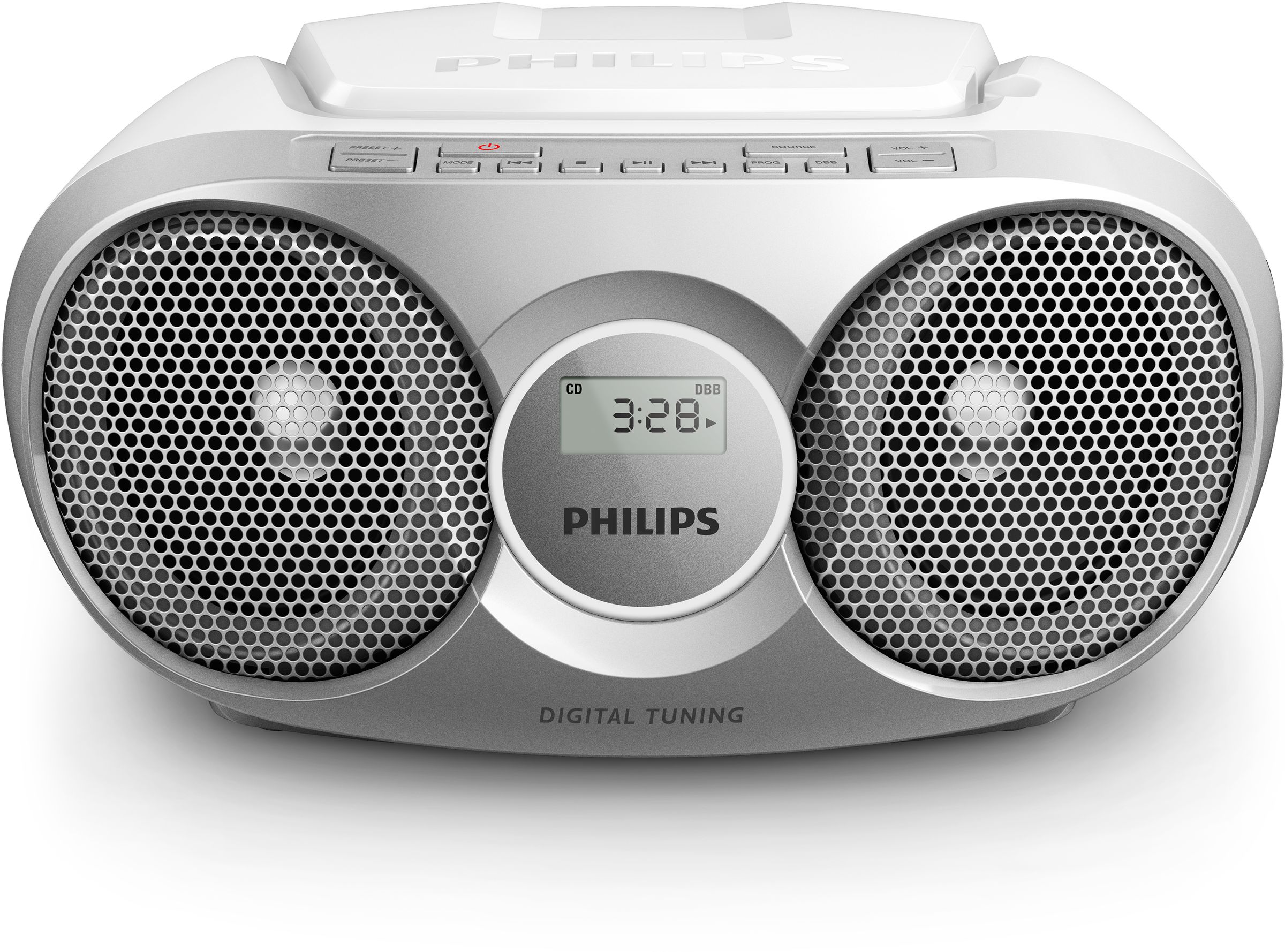 Philips CD Soundmachine AZ215S Silver 3W Digital tuning