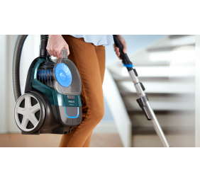 Philips | Vacuum cleaner | PowerPro Compact FC9334/09 | Bagless | Power 900 W | Dust capacity 1.5 L | Black/Blue
