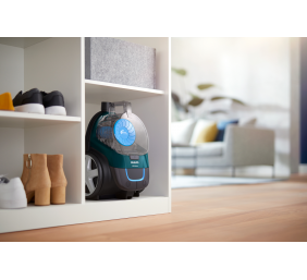 Philips | Vacuum cleaner | PowerPro Compact FC9334/09 | Bagless | Power 900 W | Dust capacity 1.5 L | Black/Blue