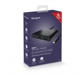 Targus USB-C Digital AV Multiport Adapter Black (B2b)