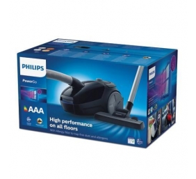 Philips | PowerGo FC8241/09 | Vacuum cleaner | Bagged | Power 750 W | Dust capacity 3 L | Black