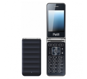 Pelitt Flex 1, 2.8" screen, 0.3 MP camera, FM-radio, Li-Ion 800 mAh battery, Bluetooth, Blue