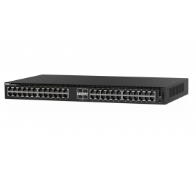 Dell EMC Switch N1148P-ON, L2, 48 ports RJ45 1GbE, 24 ports PoE/PoE+, 4 ports SFP+ 10GbE, Stacking