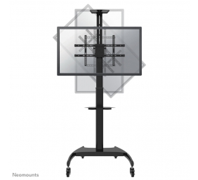 NewStar Mobile Flat Screen Floor Stand (height: 130-162 cm), 37-70", c:Black