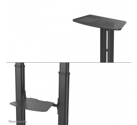 Neomounts Floor stand | PLASMA-M1950E TV trolley | Adjustable Height, Tilt | 60-100 " | Maximum weight (capacity) 100 kg | Black