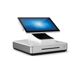 Elo PayPoint Plus POS System, Win 10 IoT, Core i5-8500T, 15.6", PCAP, 8GB RAM, 128 SSD, 3" printer, 2D barcode scanner, 4x8 cash drawer, white