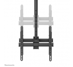 Neomounts NM-C440DBLACK Dual monitor/TV mount ceiling | Adjustable Height, Rotate, Tilt, Swivel | 32-60 " | Maximum weight (capacity) 45 kg | Black