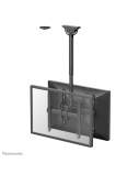 Neomounts NM-C440DBLACK Dual monitor/TV mount ceiling | Adjustable Height, Rotate, Tilt, Swivel | 32-60 " | Maximum weight (capacity) 45 kg | Black