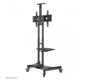 Neomounts Floor stand | NM-M1700BLACK TV trolley | Adjustable Height | 32-75 " | Maximum weight (capacity) 50 kg | Black