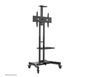 Neomounts Floor stand | NM-M1700BLACK TV trolley | Adjustable Height | 32-75 " | Maximum weight (capacity) 50 kg | Black