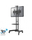 Neomounts Floor stand | NM-M1700BLACK TV trolley | Adjustable Height | 32-75 " | Maximum weight (capacity) 50 kg | Black