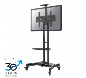 Neomounts Floor stand | NM-M1700BLACK TV trolley | Adjustable Height | 32-75 " | Maximum weight (capacity) 50 kg | Black