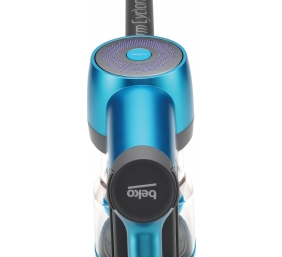 BEKO Power stick vacuum cleaner VRT82821DV, 21,6 V, HEPA, Li-Po, 400 ml, Gray/Blue color