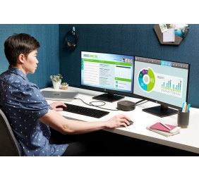 HP USB-C Dock G5 120W - 4x USB 3.0, 1x USB-C(15W), 2x DisplayPort 1.4, 1x HDMI 2.0, 1x RJ-45, 1x combo audio jack