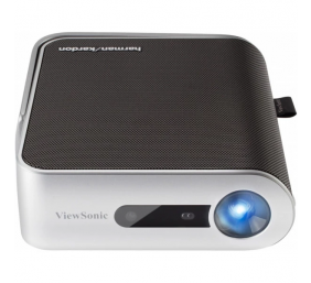 Viewsonic LED mobile projector M1+ WiFi, BT, 300 lumens, 120,000:1, 100", Auto V.Keystone, 1.2x, Harman Kardon 3w speaker, Built in battery