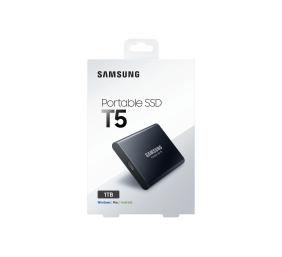 Nešiojamasis Samsung SSD USB3.1 1TB EXT./T5 (MU-PA1T0B/EU), juodas