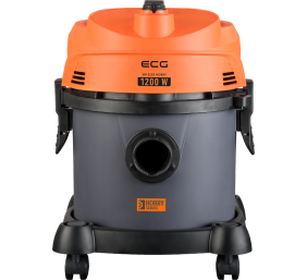 ECG Wet and dry vacuum cleaner ECG VM 2120 HOBBY, 1200W, 12 L capacity, Grey/Orange color