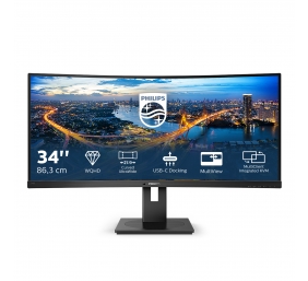Philips | B Line | 346B1C/00 | 34 " | VA | WQHD | 21:9 | 100 Hz | 5 ms | 3440 x 1440 | 300 cd/m² | HDMI ports quantity 1 | Black | Warranty 36 month(s)