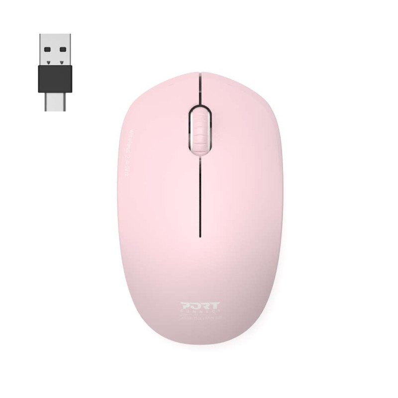 PORT CONNECT Mouse | Collection II | Wireless | 2.4 GHz | Pink