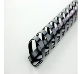 Spiralė įrišimui plastikinė 12 mm, juoda (100vnt.)